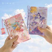 Set De 94 Piezas De Recortes De Dibujos Animados Para Álbumes De Recortes, Pegatinas Para Diarios, Cuaderno, Cinta Y Clip De Papel - Rosa - Ver 5