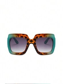 MEIRONG 时尚方形大框时尚眼镜，适合街拍、时装秀和日常佩戴