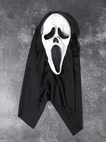 1pc  Halloween Latex Headgear Realistic Cosplay Prom Show Mask - Multicolor - View 3