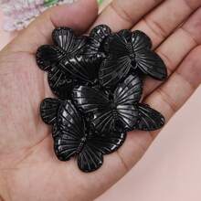 10 cái Thời trang Tinh tế Acrylic trong suốt Mặt dây chuyền con bướm Hạt DIY Thủ công Nguyên vật liệu Đối với Hoa tai Làm đồ trang sức - Hạt bướm/10 chiếc - Xem 20