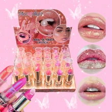 1 pieza Labial de hadas , labial con brillo polvo hadas - Multicolor - Ver 3