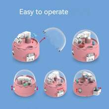 1pc Mini Claw Machine Dinosaur Grabber Game Doll Machine Toy For Children - Blue - View 5