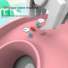 1pc Mini Claw Machine Dinosaur Grabber Game Doll Machine Toy For Children - Blue - View 4