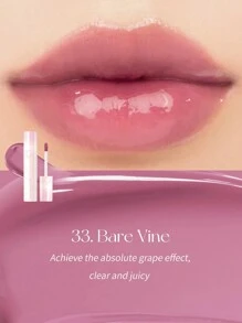 Rom&nd Romand 持久保湿唇彩 33 Bare Vine，5.5克/0.2盎司，Romand 液体唇膏，唇彩，保湿亮泽妆效，持久显色，MLBB（My Lips But Better，我的嘴唇，但更美），滋养保湿，高显色度，打造自然透明妆效，日常唇彩，韩国化妆品，礼盒装