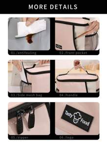 1pc Women Lunch Bags For Work/Insulated Adult Lunch Box For Women/Leakproof Cooler Lunch Tote Bag With Storage Pocket. Adjustable Shoulder Strap For Large Capacity Multifunctional For Outdoor Reusable Lunch Cooler Lunch Bag Work Picnic HikingPicnic BagInsulated Lunch BagPortableSchool Lunch Box Back To School School Supplies School Bag School Essentials College EssentialsWomanLunch Box Bag For Women Ladies