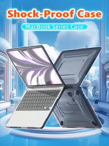 Estuche compatible con MacBook Pro de 13 pulgadas (A17Diseño de borde a prueba de golpes) - Azul Marino - Ver 1