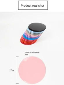 Yoga Training Fitness Sliding Discs - Black - Black - View 3