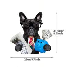 1 Pegatina De Transferencia De Calor Con Estampado De Perro Bonito Para Personalizar Ropa, Diseño De Beagle De Boxeo De Animales De Dibujos Animados, Resistente Al Agua Y Duradero - C4 - Ver 5