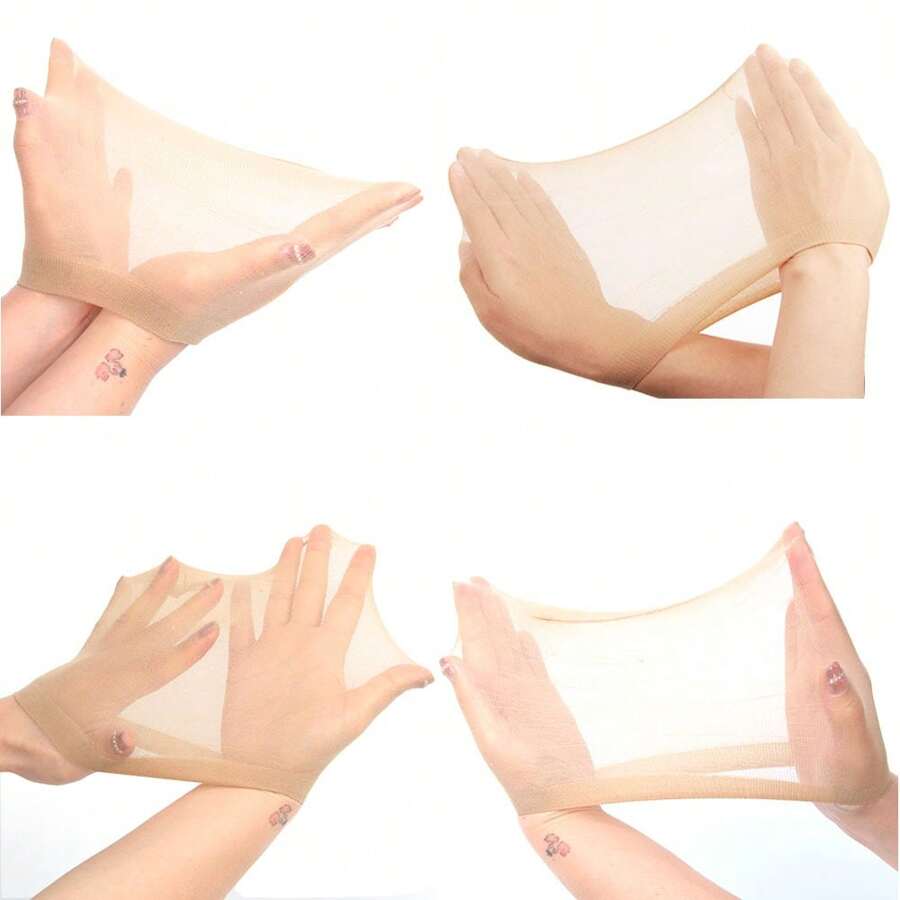 Hair Cap Hair Net Average Size Swiss Lace ELastic Breathable  Wig Partner Must Have Wig Cap Inner Cap - Brown - View 1