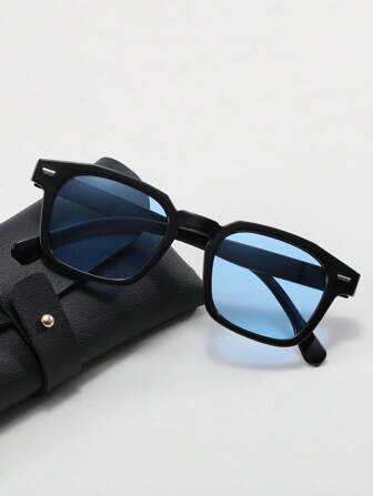 Men Geometric Frame Fashion Glasses Casual Shades Accessories Beach Accessories Glasses Shades Looks Street Style And Suit For Sweater Jacket Sweatshirt Hoodie Leather Pants And Cargo Pants For Summer Beach Vacation,Outdoor,Travel