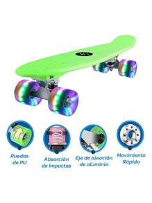Patineta, Patinetas Skateboard, Penny Board 22" Pulgadas. Bluelander. - Verde - Ver 7