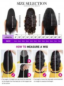 1 件長直女式假髮,半紅半黑和洛麗塔瀏海。非常適合角色扮演、學校、萬聖節、感恩節、聖誕節服裝。高密度合成耐熱纖維,無膠