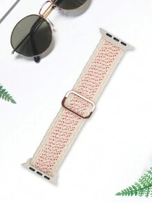 Braided Stretchy Solo Loop Compatible With 38mm 40mm 41mm 42mm 44mm 45mm 46mm 49mm For Women Men, Starlight Nylon Elastic Straps Wristbands Compatible With Ultra 2 Series 10 9 8 7 6 SE 5 4 3 2 1 As A Gift For Students Returning To School - Multicolor - View 2