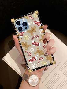 1 X Christmas Style Sock Pattern Phone Case Compatible With Iphone 14promax