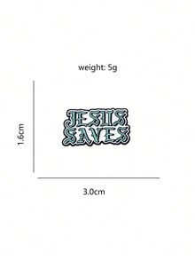 1件創意英國搪瓷拯救胸針徽章,男女皆宜,日常飾品,適用於穿在衣服或背包上