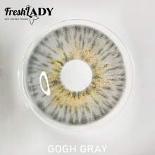 FRESH LADY Freshlady Lens For School Pupilentes Gogh Gray Colored Contact Lenses 1 Year Disposable - Grey - View 10