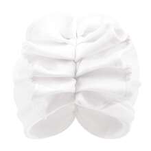 1pc Solid Color Chiffon Fabric Headscarf For Women, Simple & Versatile Head Wrap For Daily Use,Gifts For Valentine'S Day , Mon Gifts Father Gifts Teacher Gifts Women Gifts Funny Gifts Sister Gifts Bestfriend Gifts - White - View 2