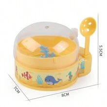 附贈1入組遊戲機玩具,帶扭蛋膠囊,配有迷你釣魚竿 - 藍色 - 查看 2