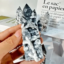 1pc Natural Crystal Black Sphalerite For Healing Meditation Reiki Chakra Crystal Gift, Meditation Stone, Healing Stone - Multicolor - View 9