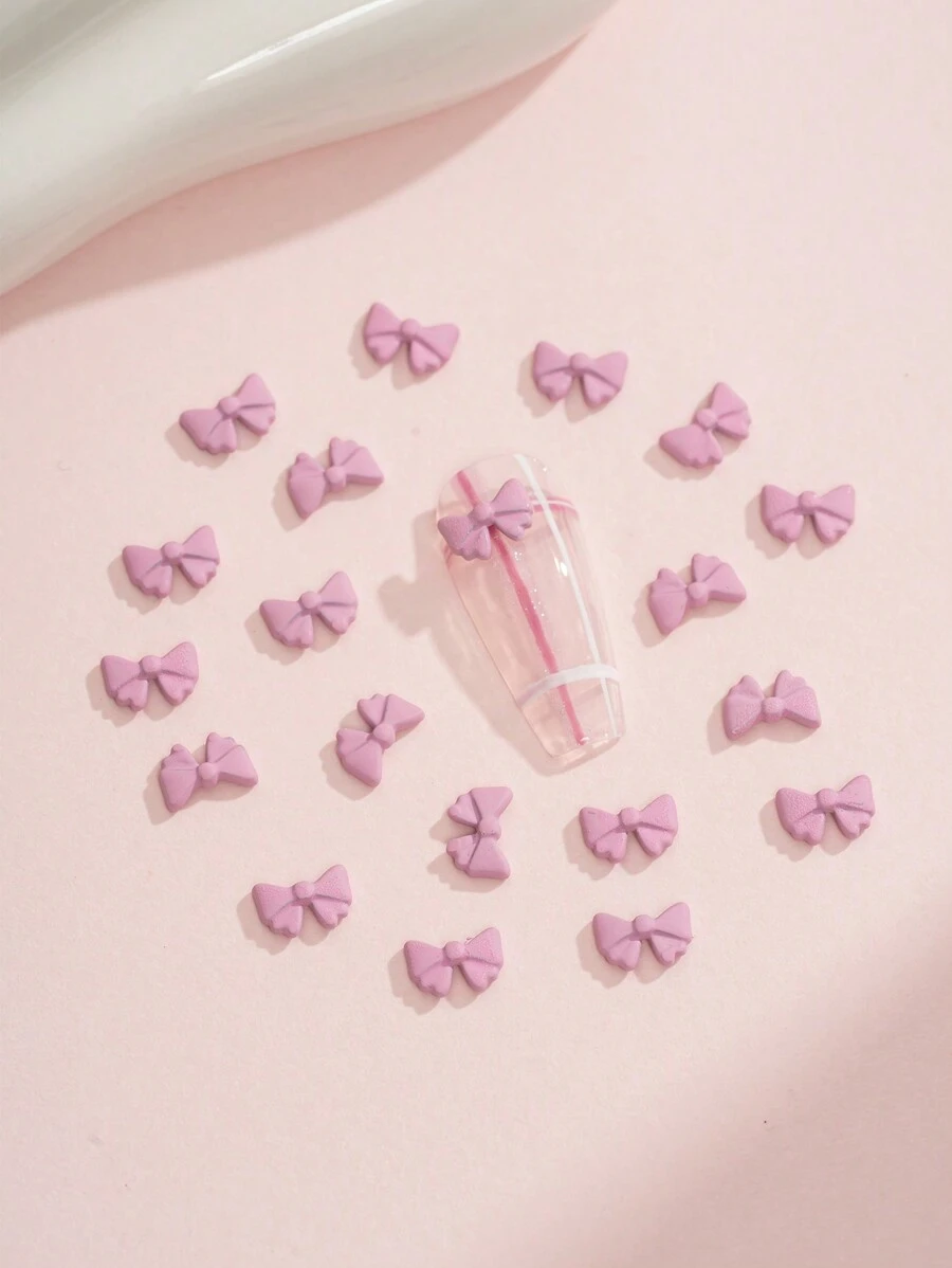 20 Pink Bows - Pink - View 1