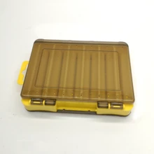 便携且极具吸引力的钓鱼配件：双面塑料鱼饵收纳盒，鱼钩收纳盒，大型人工鱼饵模拟鱼饵收纳盒 - 黃色 - 查看 5