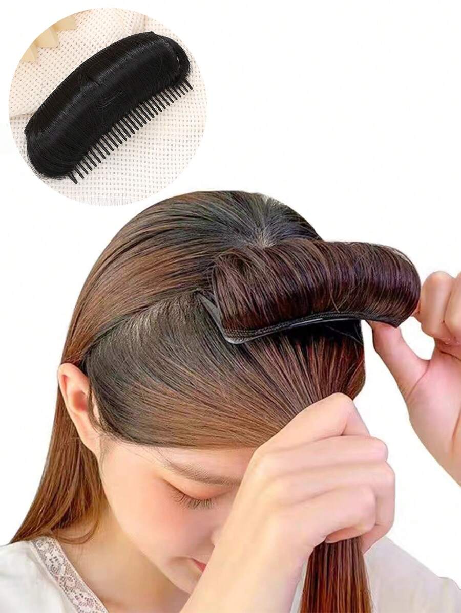 1pc Lược chải tóc giả thời trang làm tăng độ cao tự nhiên cho tóc giả, thích hợp cho việc tạo kiểu tóc hàng ngày