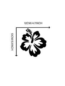 RandySticker Hawaiian Hibiscus Flower Decals - White - View 2