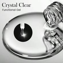 XEIJAYI 1Pc Red Long-Lasting Diamond Gel Top Coat Shine Finish And Soak Off Led Nail Lamp - Perfect For Christmas Nail Art Design Manicure Diy Salon Women Gift - Clear - View 2