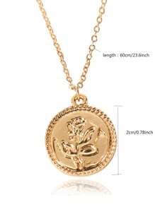 Vòng cổ trang trí hoa trang trí - Vàng - Xem 4