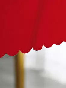 1 Mantel De Mesa, Cubierta De Muebles Para Mesa De Conferencia, Mesa De Comedor Y Escritorio De Color Sólido Rojo. Mantel De Tela Rectangular Simple Y Moderno Para Picnic Y Colocación De Mesa - Rojo - Ver 7