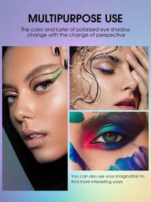 AVIERLL Delineador de ojos camaleón con 6 colores, lápiz de sombra de ojos líquido extremadamente  delineador de ojos de larga duración, maquillaje resistente al agua para vacaciones (color 05 # 1pc).