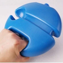 Single Tennis Trainer Set Practice Equipment With Base, High Rebound Tennis Ball, Durable String - Blue - View 5