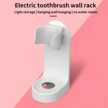 1pc Wall-Mounted Electric Toothbrush Holder - Organize And Display Your Toothbrushes With Ease - White - View 3