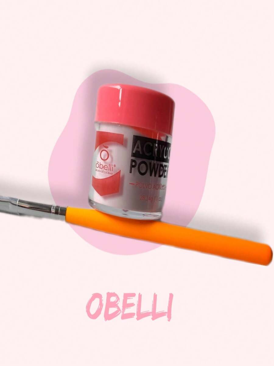 1 Onza Acrilico Rosa Obelli Nails - Rosa - Ver 1