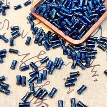 1 件裝珠子,雪花石膏狀和竹形玻璃珠,飾有金線,適合 Diy 手鍊、古代頭飾、髮夾和其他配件