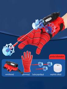1 Set Spider Web Shooters With Suction Cups, Advanced Technology Spider Silk Launcher Toy - Multicolor - View 4