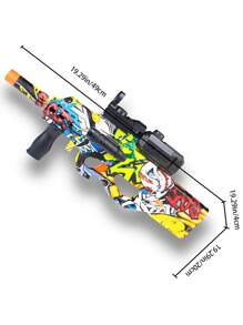 P90 Electric Gel Blasting Toy Gun With Clip And Large Capacity Battery, Manual And Automatic Dual-mode Gel Ball Toy Gun With Drum Sight And Goggles, Perfect For Shooting Team Games (excluding Gel Balls)