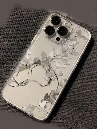 1入款摩登章魚圖案防墜TPU手機殼，適用於iPhone