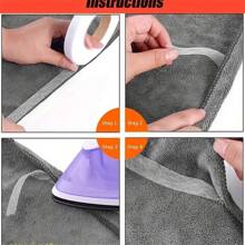 1 Cuộn Băng Keo Hai Mặt Rộng 10/20/30cm X Dài 30m, Lớp Lót Lưới Nhiệt Hai Mặt Dùng Để May Quần Áo, Váy, Vải, Phụ Kiện May Vá Thủ Công - trắng - Xem 8