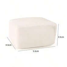 1 Miếng Mềm mại Đậu phụ Hình dạng Hồi phục chậm Căng thẳng Đồ chơi bóp - trắng - Xem 2