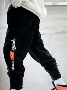 青少年男孩秋冬服飾，2023年新春秋冬運動褲，秋褲，保暖休閒褲