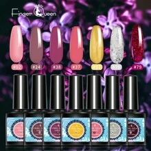 1 件 8.3 毫升深紫色凝胶指甲油美甲清漆凝胶漆涂层 LED 指甲修甲设计 UV 凝胶清漆可浸泡 - 紫色 - 查看 3