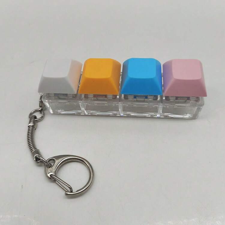 【3個セット】メカニカルキースイッチ キーホルダー クローマキーキャップチェーン 3個セット】メカニカルキースイッチ キーホルダー クローマキー