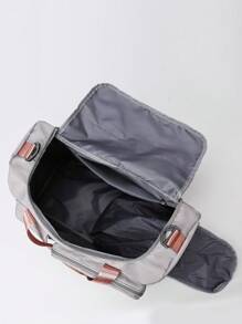 耐用尼龙可折叠手提袋，带独立鞋仓，适合存放运动服、瑜伽装备、旅行用品、学习用品