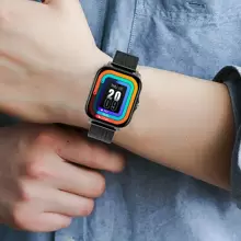 LIGE Lige Smart Watch, Fashionable Smart Watch For Men And Women, 180 MAh Battery Capacity, Waterproof Multi-Sport Mode, Heart Rate Monitoring, Blood Pressure Monitoring, Blood Oxygen Monitoring, Sleep Monitoring, Health Monitoring Smart Bracelet