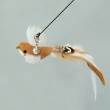 1pc Bird Feather Replacement Head For Cat Toy Random Color, Replacement Head Only - Multicolor - View 4