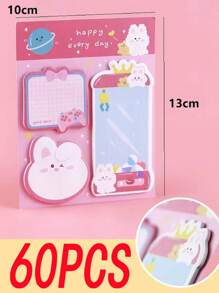 Cartoon Patterned Cute Sticky Notes Back To School