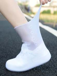 TPE Chống mưa Vỏ giày Đối với Các hoạt động ngoài trời , Đúng mốt Không giới tính Trắng Thiết kế - trắng - Xem 5