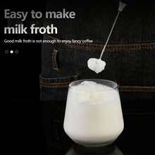 2合1電動手動打蛋器可充電奶泡製造器,家用usb奶泡製造器,手持电动打蛋器可用於咖啡和蛋類製品 - 藍色 - 查看 5