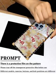 1 X Christmas Style Sock Pattern Phone Case Compatible With Iphone 14promax
